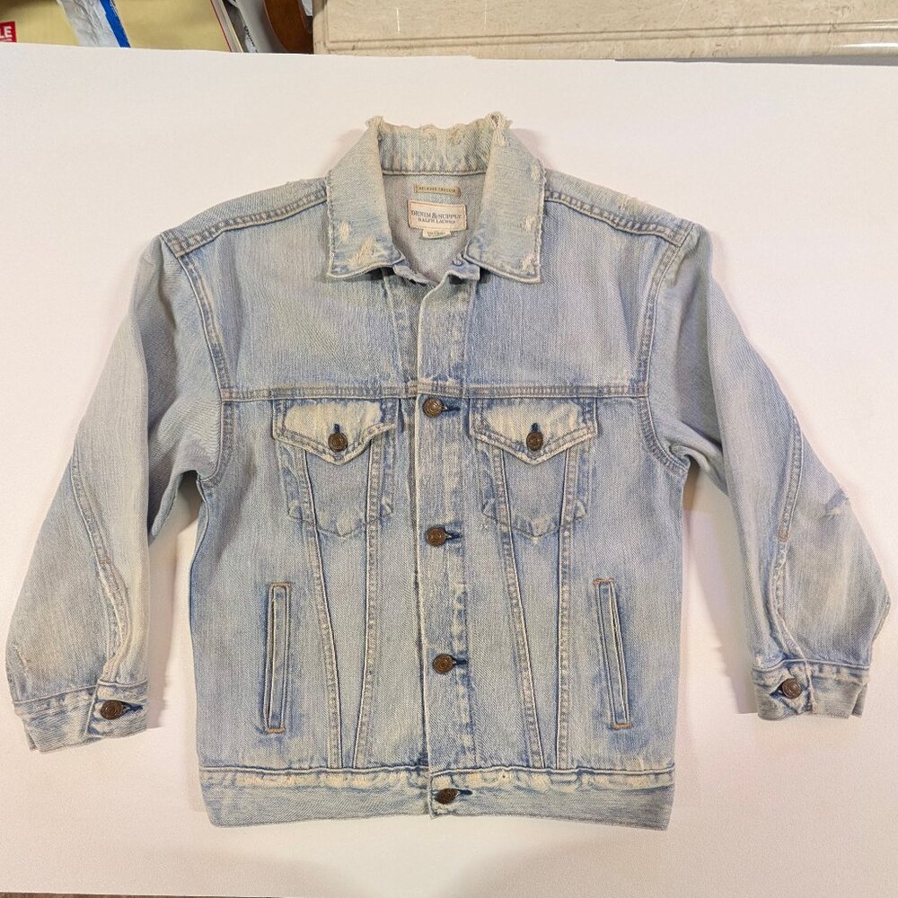 Ralph Lauren Denim&Supply Women's Relaxed Trucker Jean Jacket Size S/P